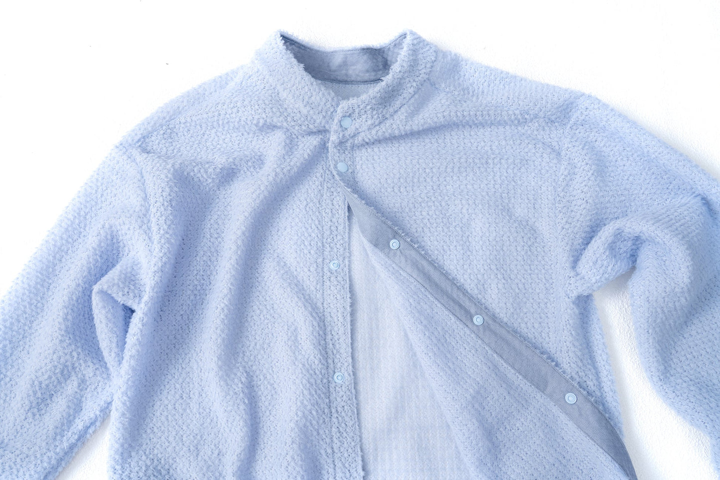 Double Side Cardigan（前後2WAY／背中だけ開放できる/アルファのカーディガン）【ULSUS】