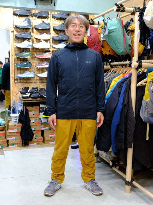 Evolute Hoody（断熱・通気・ストレッチ・吸汗速乾・軽量）【Rab】