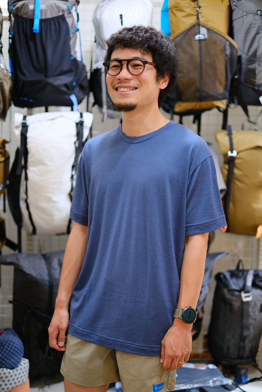 RAW L.W. S/S SHIRTS M's（メリノウール100％）【STATIC】※旧商品の為、30％OFF