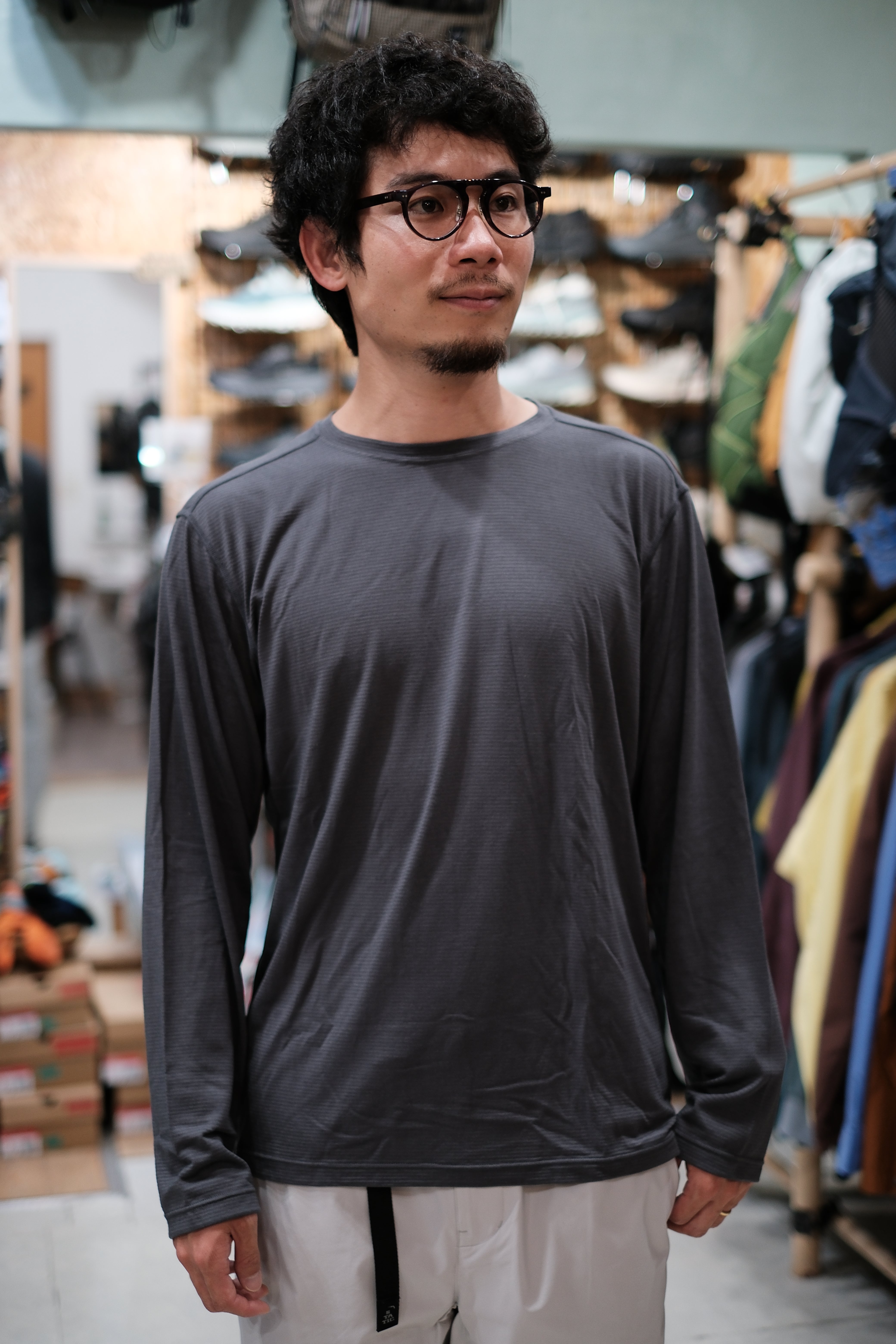 ALL ELEVATION L/S SHIRTS M's（メリノウール×ポリエステル／長袖