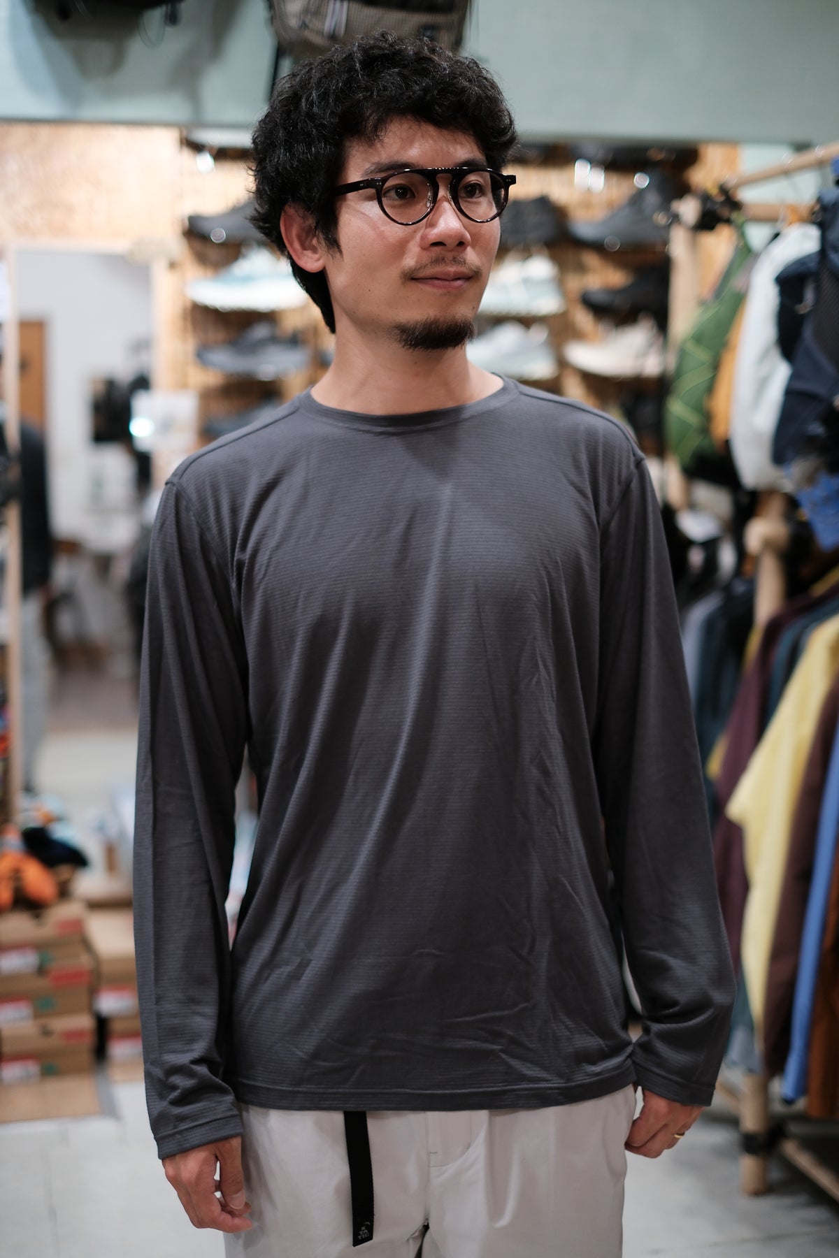 ALL ELEVATION L/S SHIRTS M's（メリノウール×ポリエステル／長袖）【STATIC】