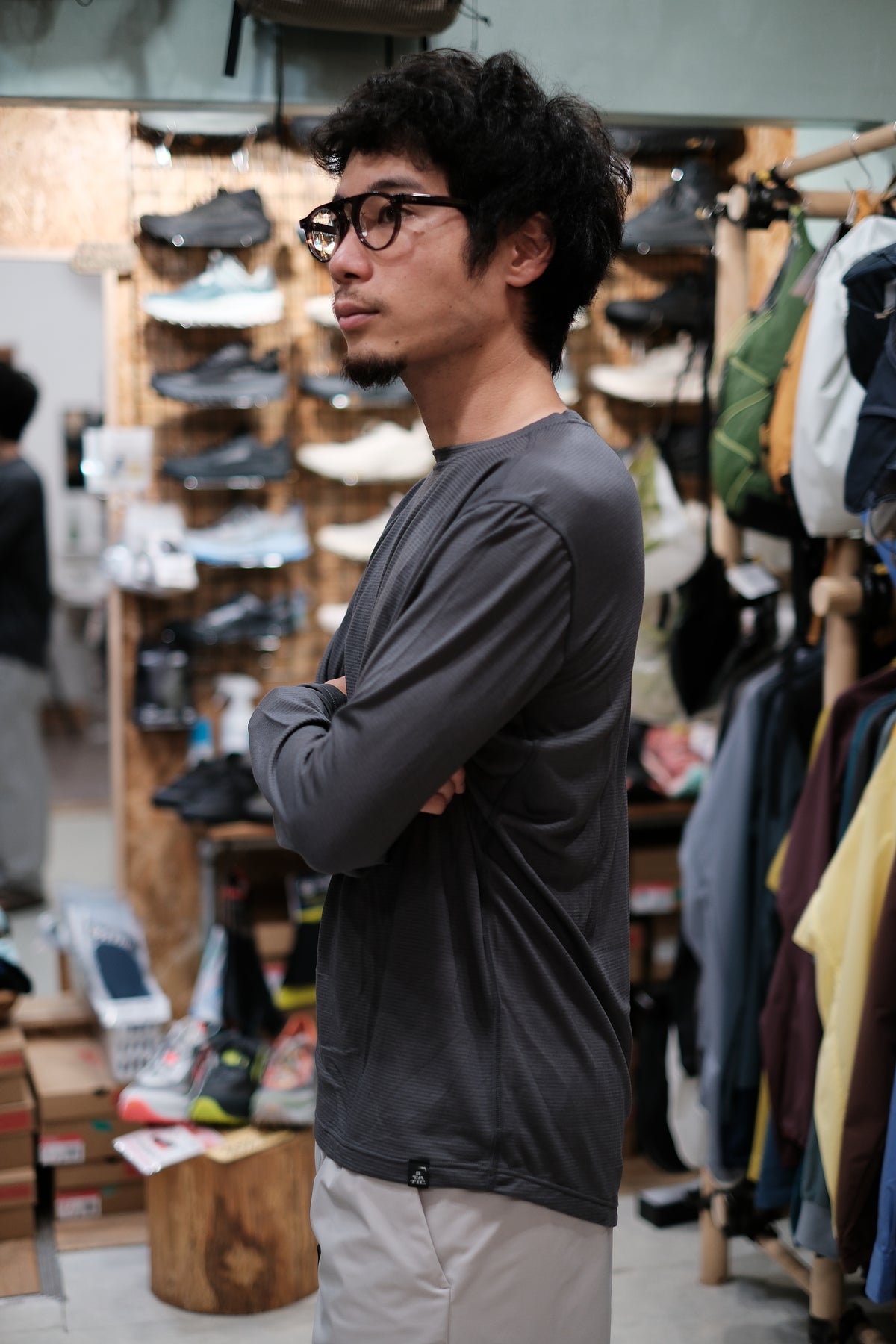 ALL ELEVATION L/S SHIRTS M's（メリノウール×ポリエステル／長袖）【STATIC】