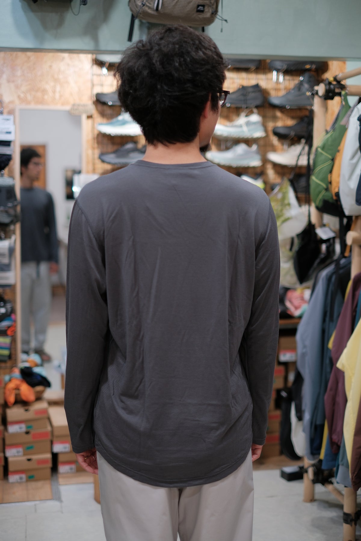 ALL ELEVATION L/S SHIRTS M's（メリノウール×ポリエステル／長袖）【STATIC】