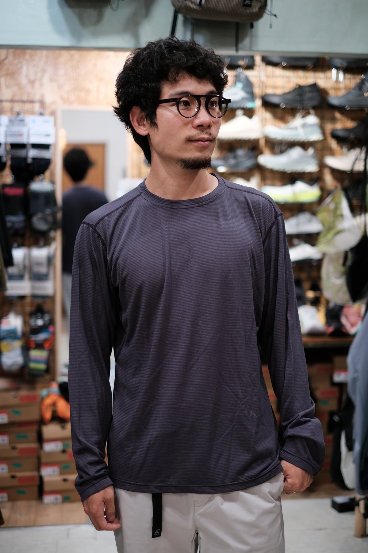 ALL ELEVATION L/S SHIRTS M's（メリノウール×ポリエステル／長袖）【STATIC】