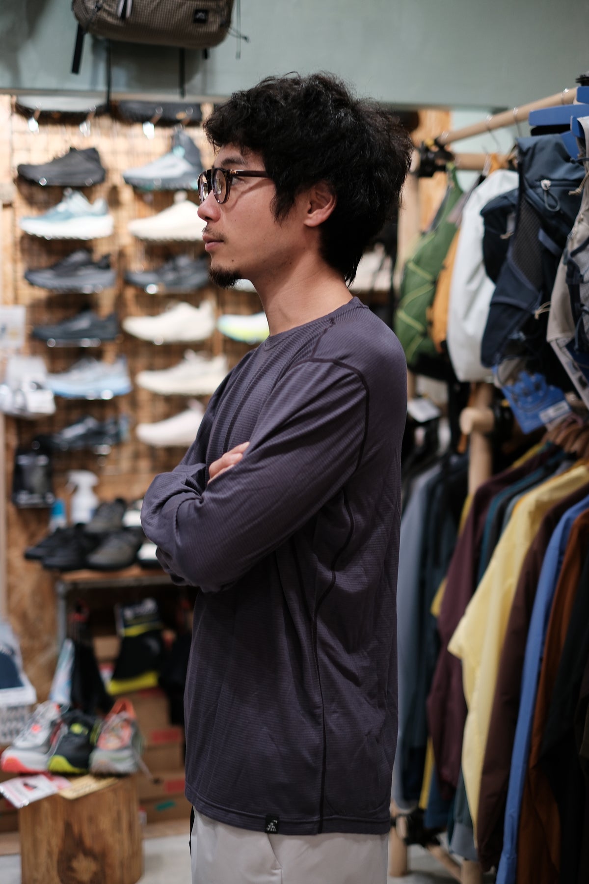 ALL ELEVATION L/S SHIRTS M's（メリノウール×ポリエステル／長袖）【STATIC】