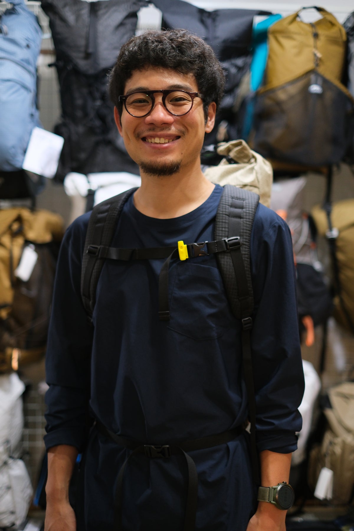 Mari Roll Top B-Grid（27-32L / 縦に開くジッパーから中に簡単アクセス可能）【CAYL】
