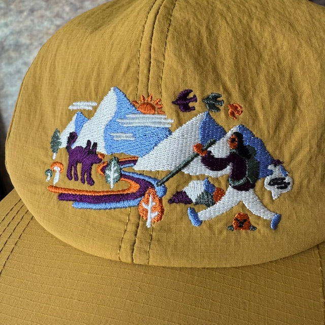 Map Cap（刺繍がポイント♪ベーシックで使いやすいキャップ）【halo commodity】