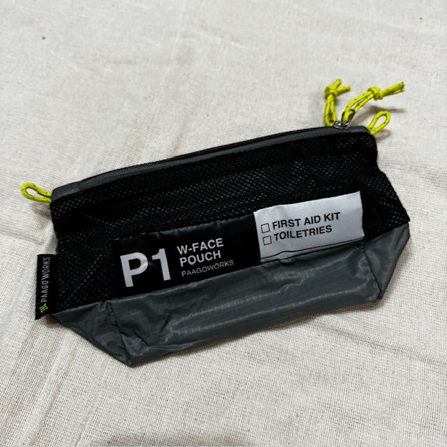 W-FACE POUCH 1（ジッパーポーチ/1L）【PAAGO WORKS】