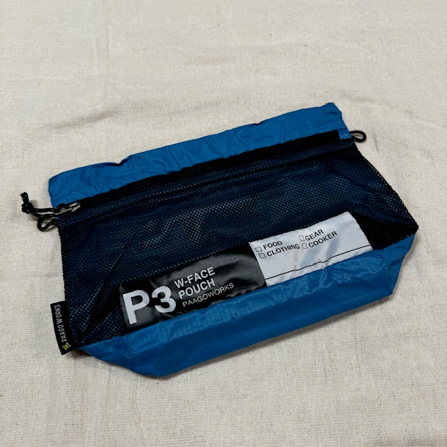 W-FACE POUCH 3（ジッパーポーチ/3L）【PAAGO WORKS】