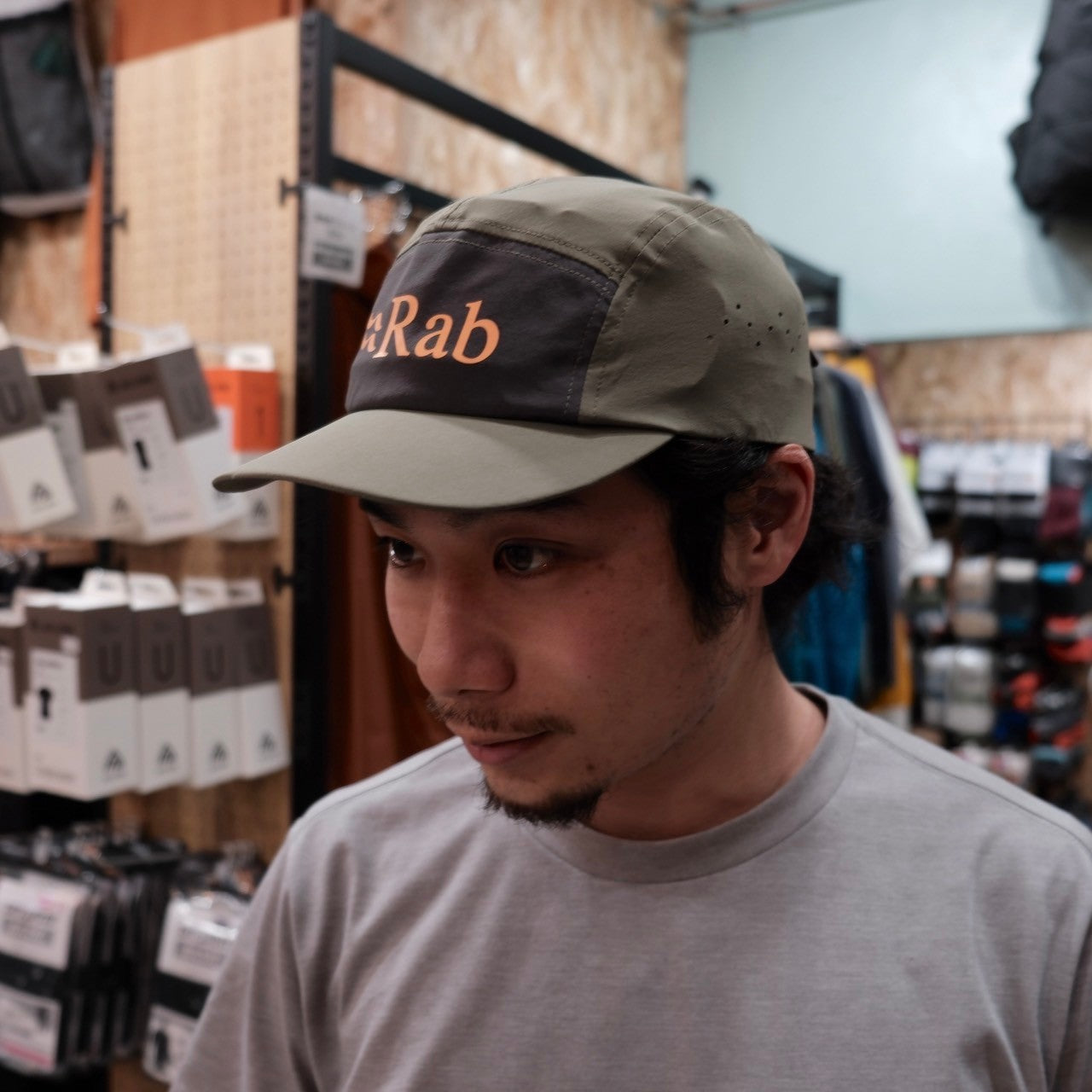 Talus 5 Panel Cap（通気性／ストレッチ生地）【Rab】