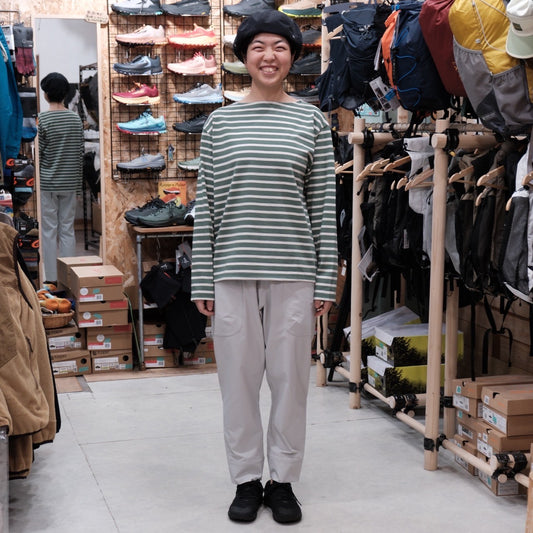 ダブルフェイスのソフトシェルパンツ（防風性◎程よい厚さのストレッチパンツ）【AXESQUIN ELEMENTS】