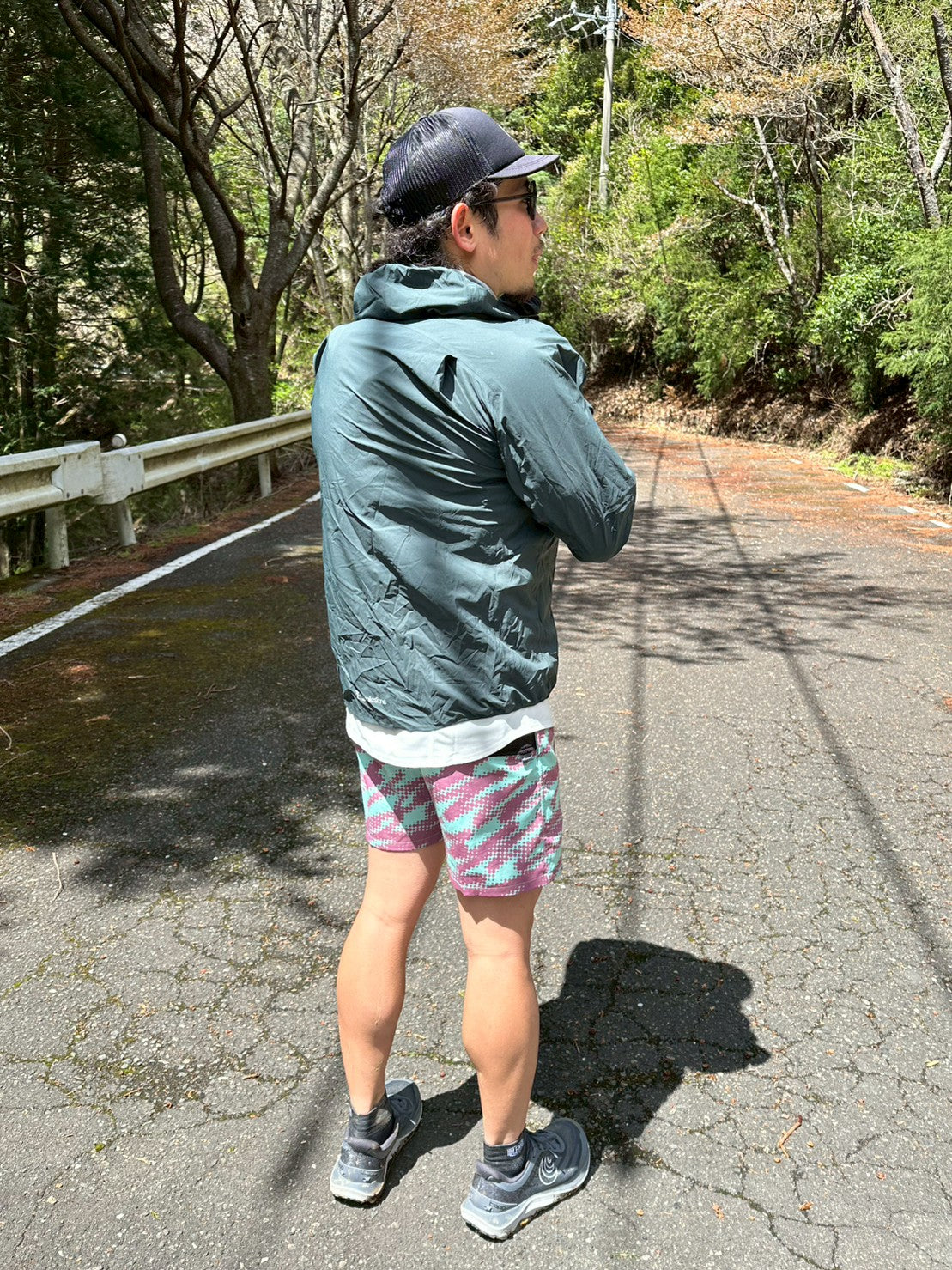 UP-SWING Rain Hoody（トレランザックの上から着れる軽量レインジャケット）【milestone】
