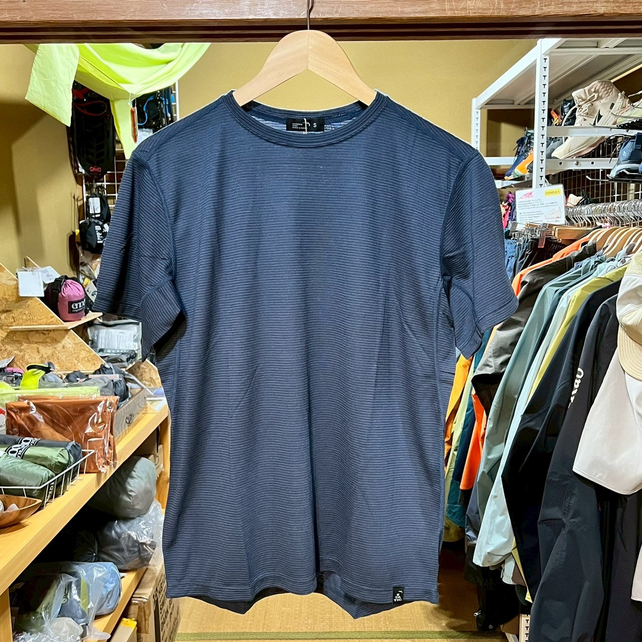 ALL ELEVATION S/S SHIRTS M's（メリノウール×ポリエステル／半袖）【STATIC】
