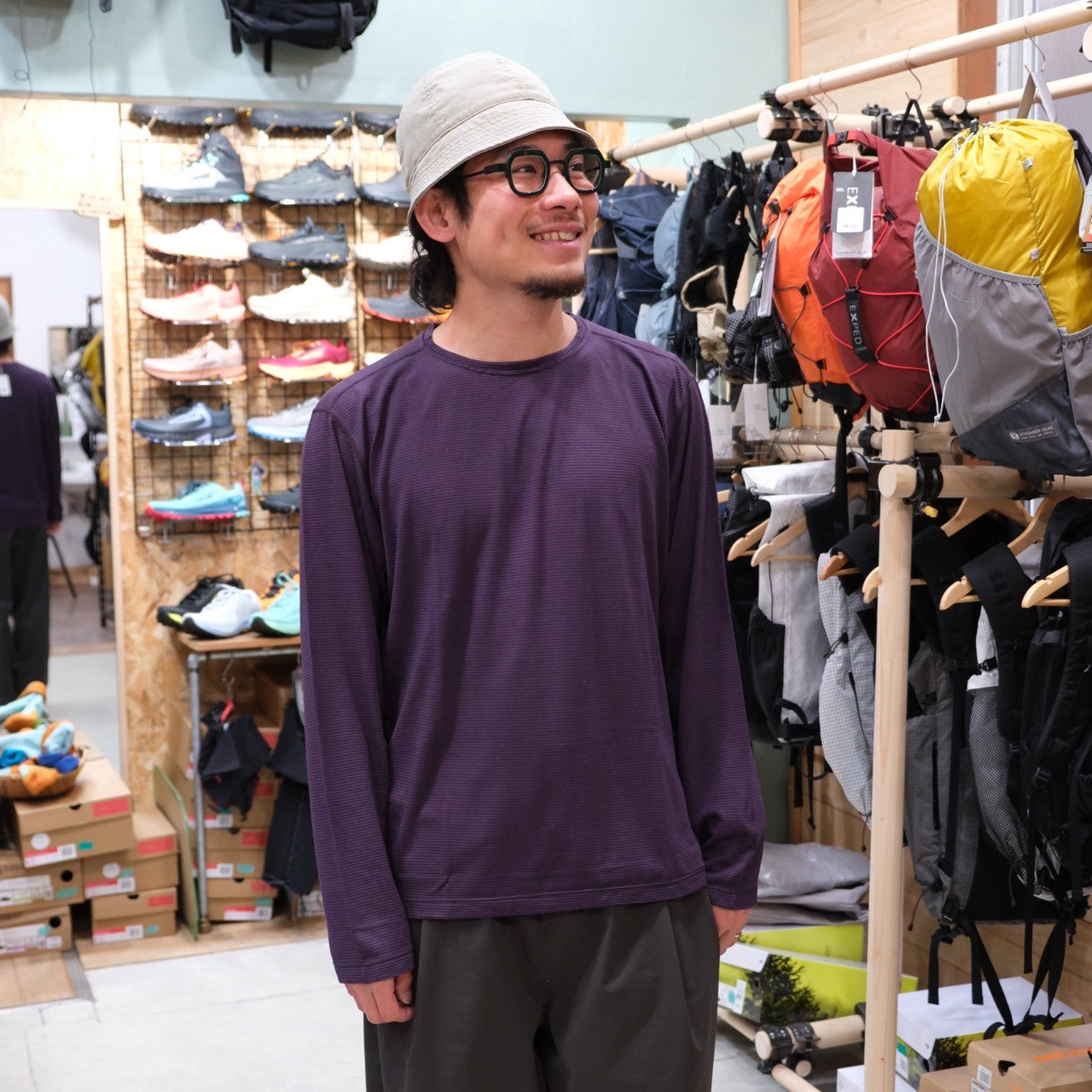ALL ELEVATION L/S SHIRTS M's（メリノウール×ポリエステル／長袖）【STATIC】
