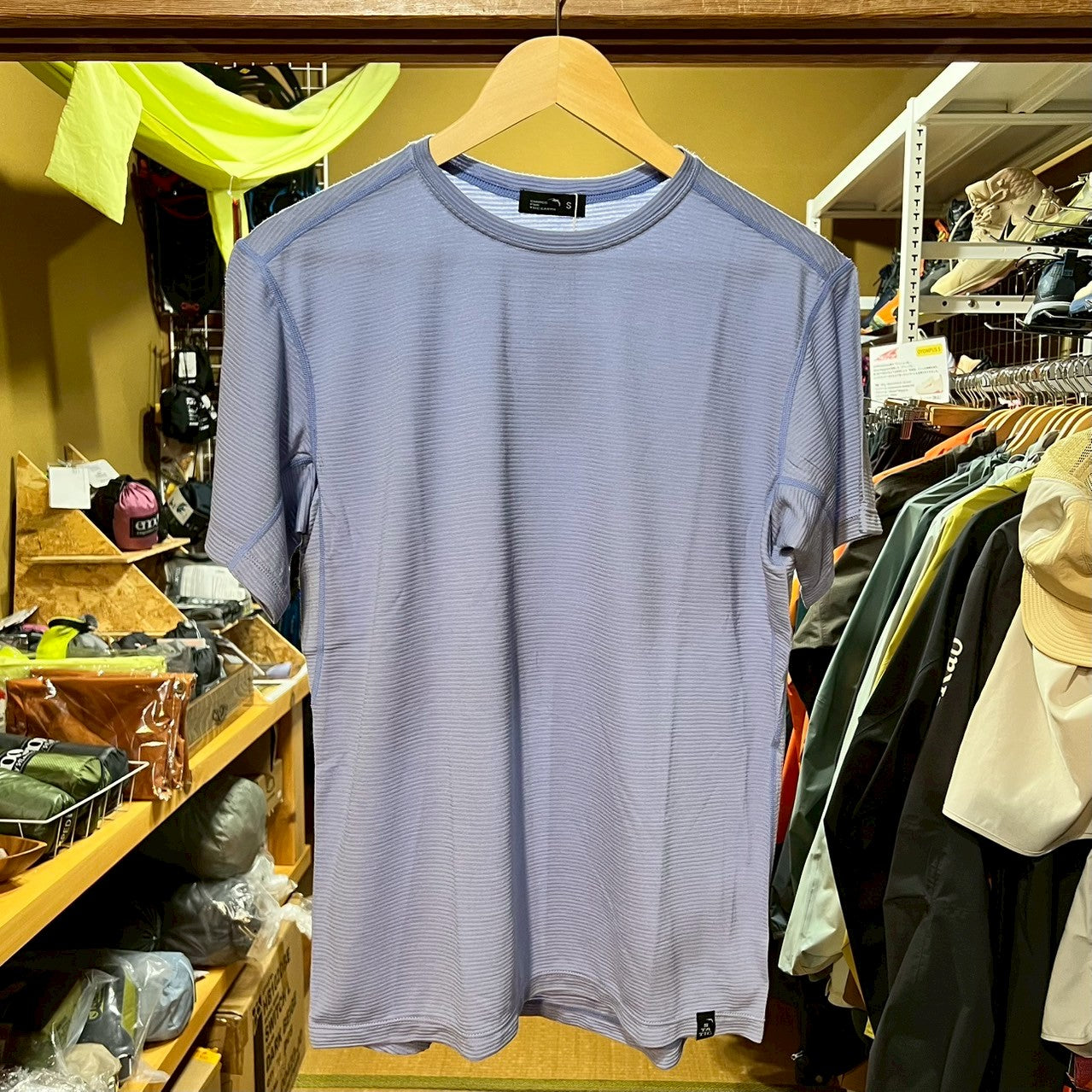 ALL ELEVATION S/S SHIRTS M's（メリノウール×ポリエステル／半袖）【STATIC】