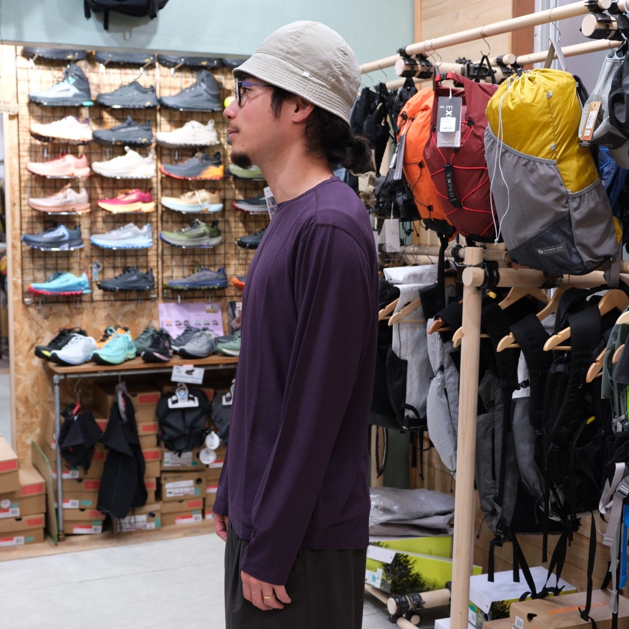 ALL ELEVATION L/S SHIRTS M's（メリノウール×ポリエステル／長袖）【STATIC】