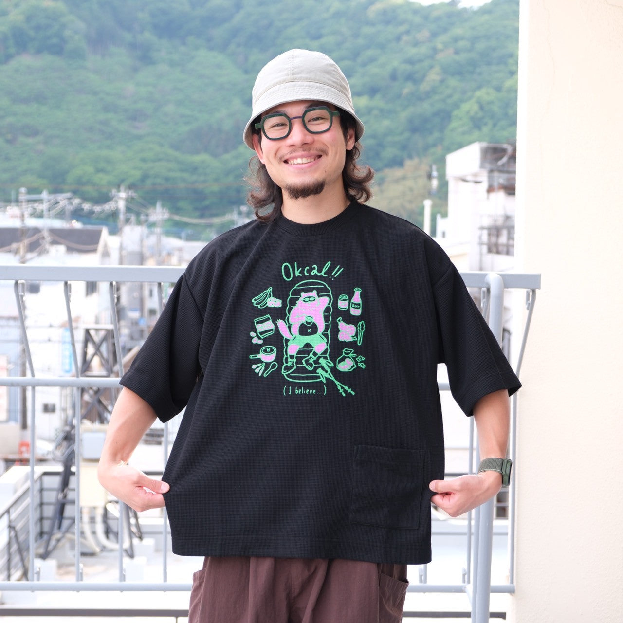 0kcal Waffle Big T【TANNUKI × サンカクスタンド】