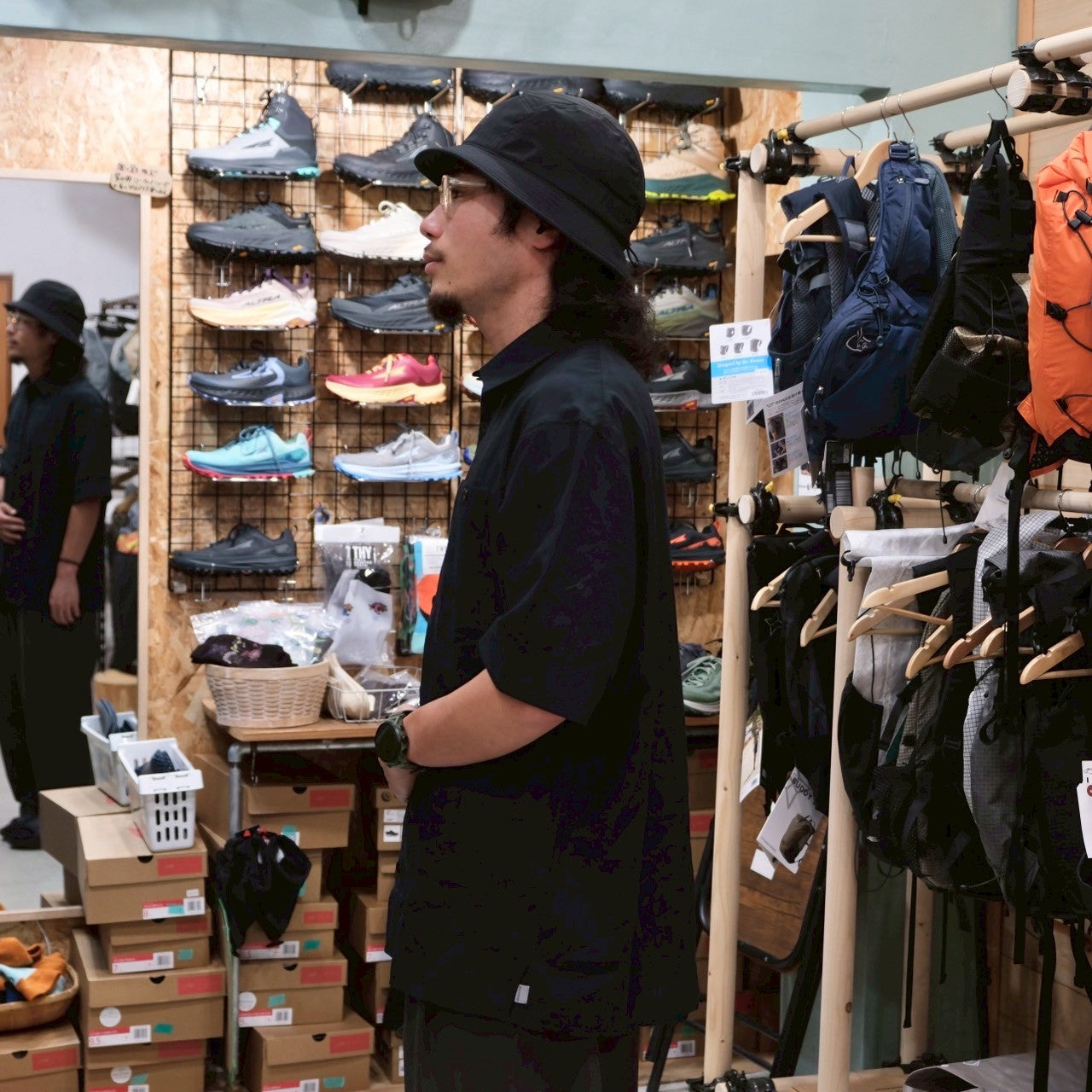 Ms Tree Shortsleeve Shirt（肌触り◎／日常から山まで万能な半袖シャツ）【HOUDINI】