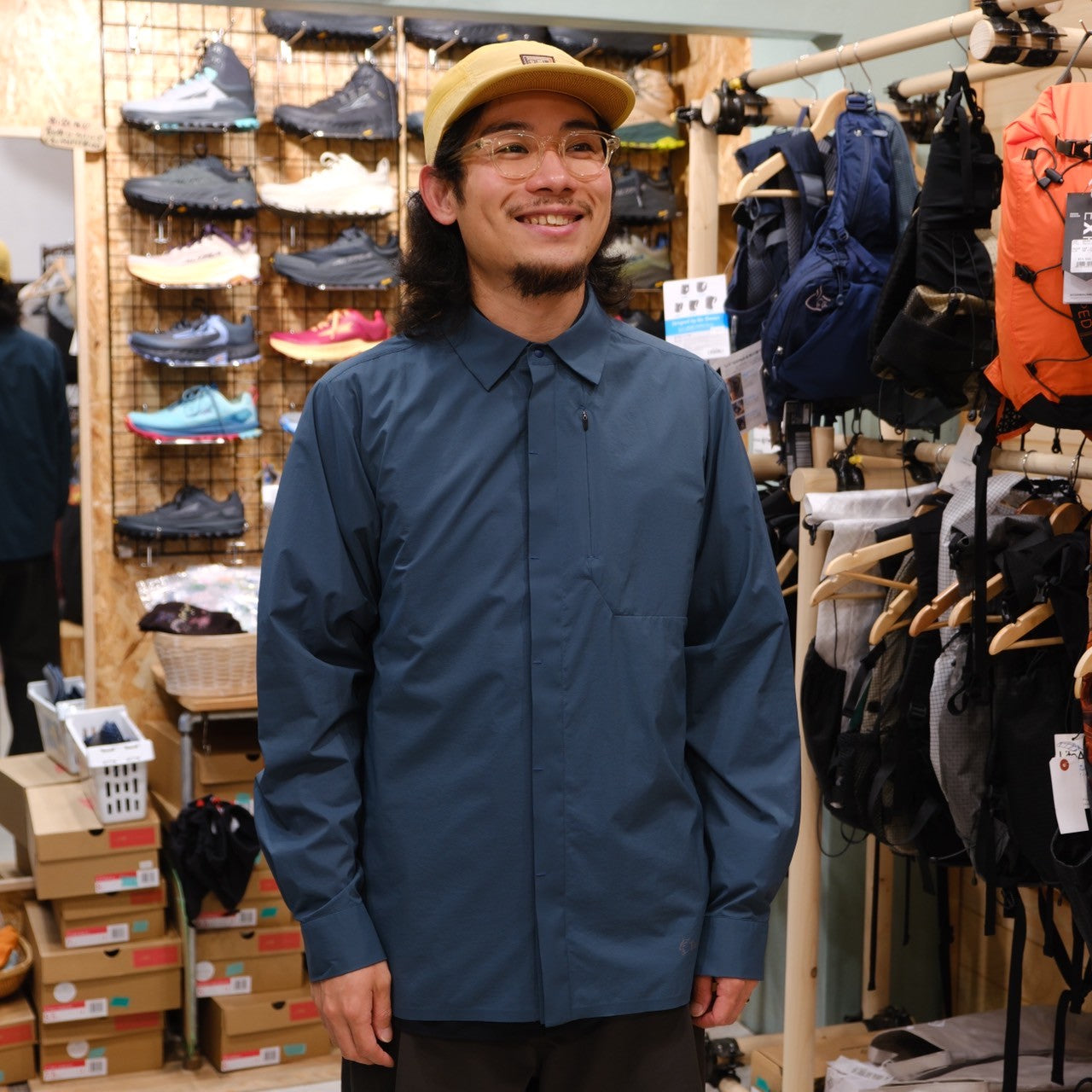 SWEET WATER SHIRT（街でも使えるシャツタイプのウィンドシェル）【Teton Bros.】