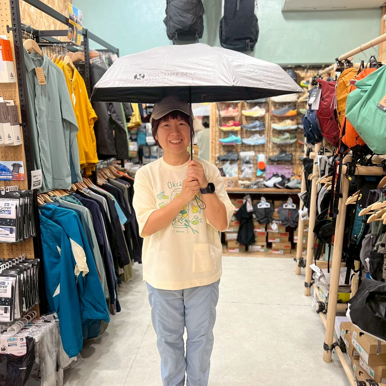 軽量折りたたみアウトドア晴雨兼用アンブレラのご紹介 | 山と