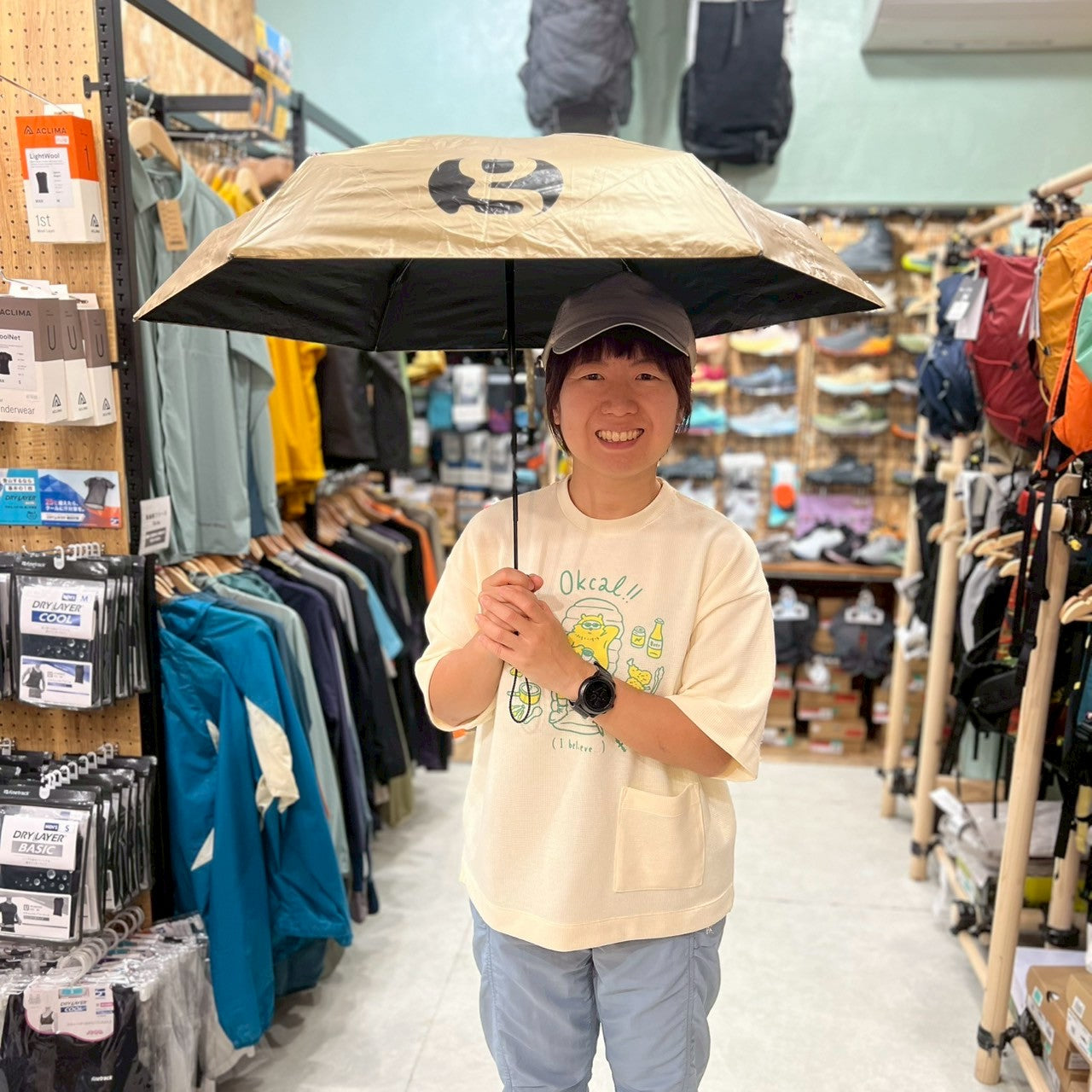 Folding Umbrella 2.0（軽量／晴雨兼用折り畳み傘）【GOSSAMER GEAR】