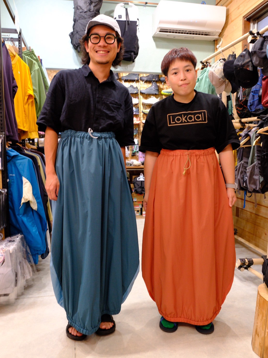 オクタのアグラスカート（あぐらをかけるマルチ防寒具）【SANKAKU STAND×AXESQUIN】