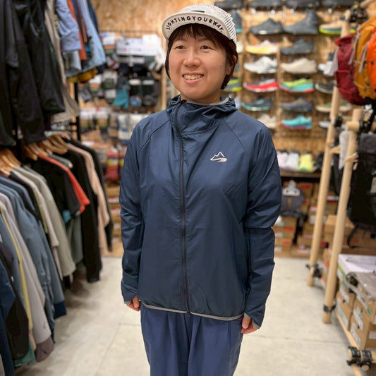 Onion Hoody（ベンチレーション付きの斜めジッパーのウインドシェル）【milestone】