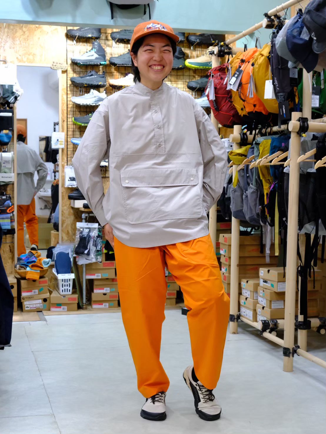 HIKE&BIKE CAVE KANGAROO SHIRT【PAPERSKY】