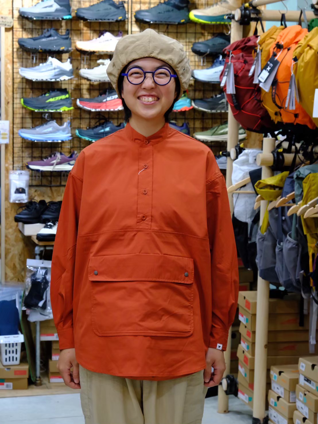 HIKE&BIKE CAVE KANGAROO SHIRT【PAPERSKY】