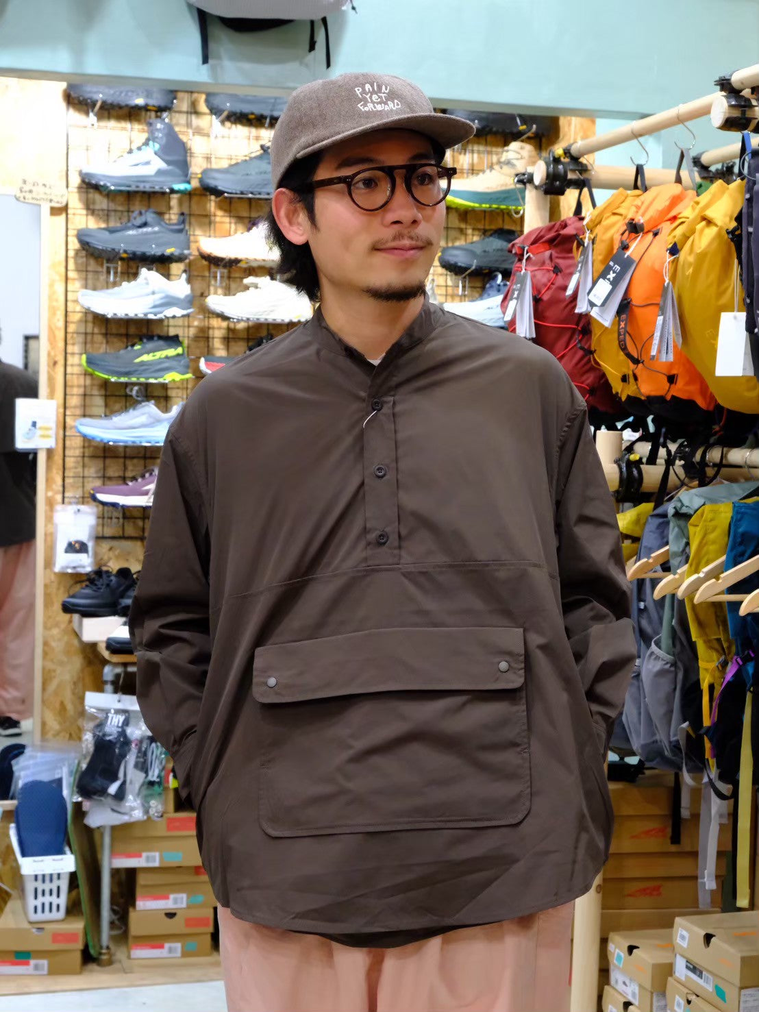 HIKE&BIKE CAVE KANGAROO SHIRT【PAPERSKY】