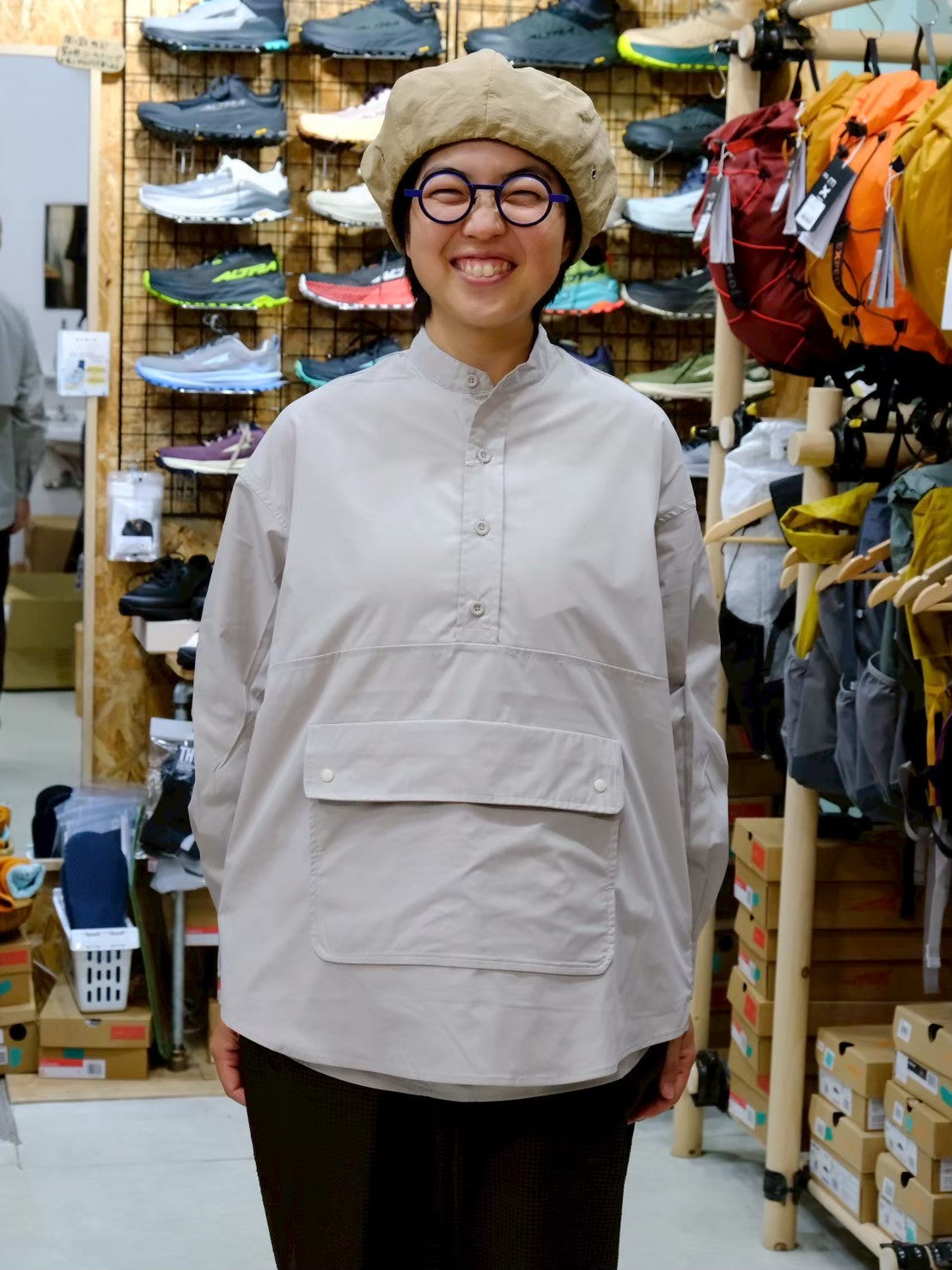 HIKE&BIKE CAVE KANGAROO SHIRT【PAPERSKY】