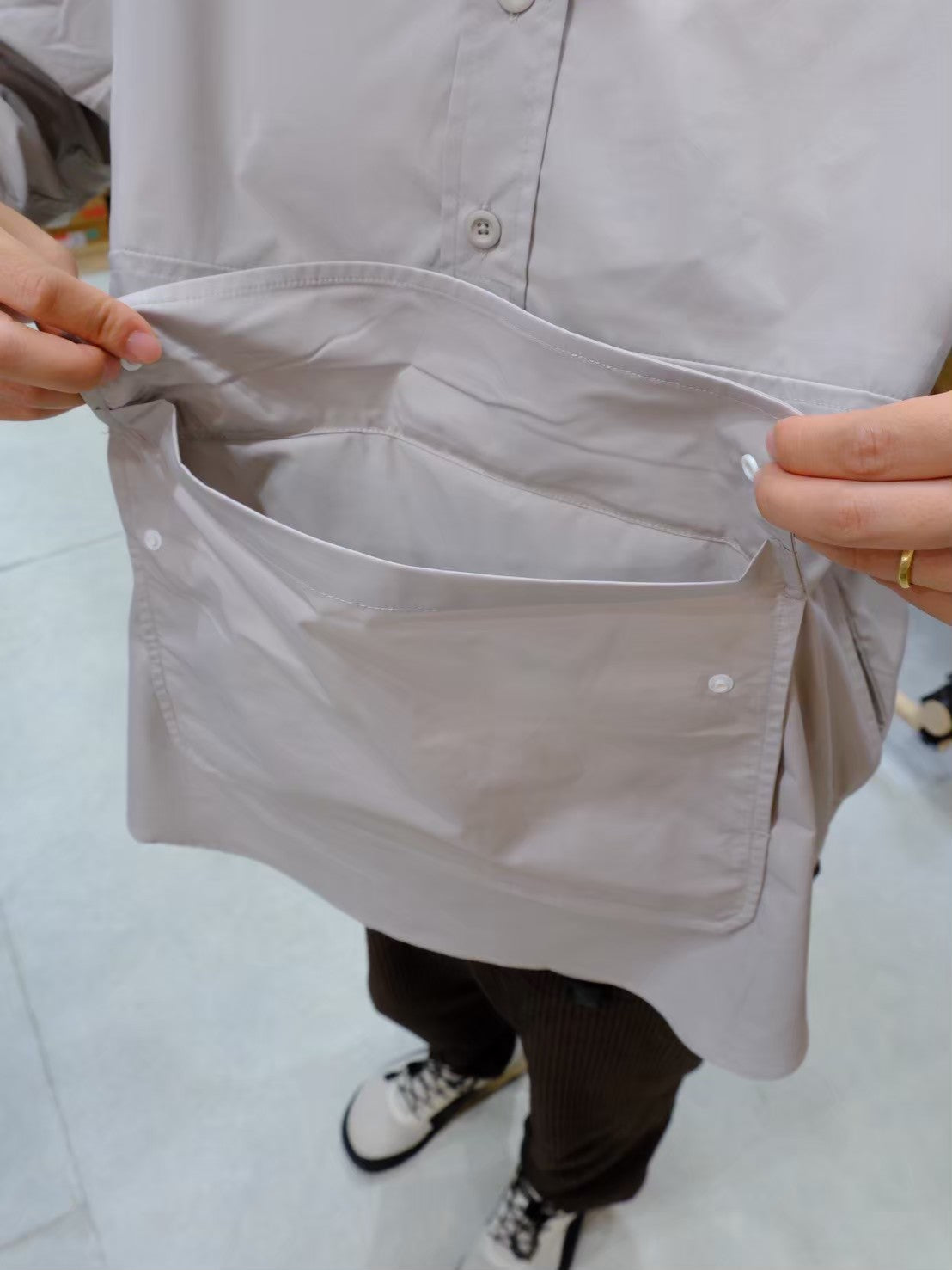 HIKE&BIKE CAVE KANGAROO SHIRT【PAPERSKY】