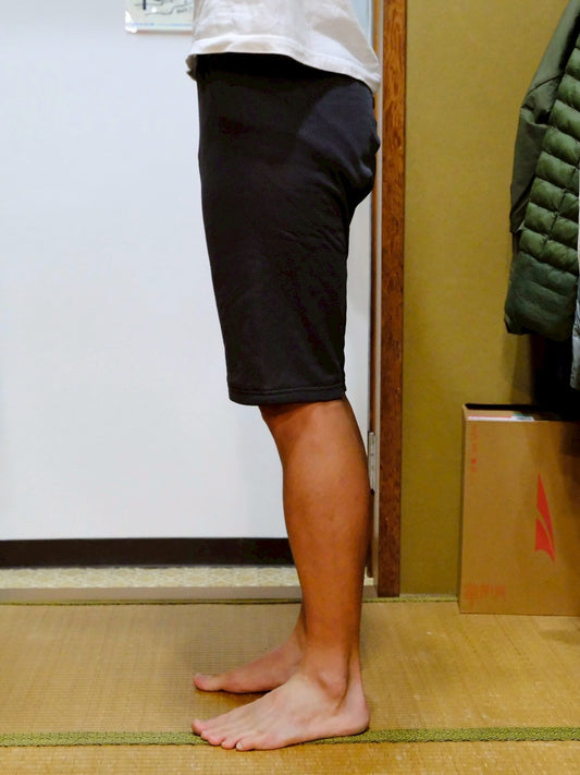 TAKIASEZOKU オクタハーフパンツ（膝の引っ掛かりが気にならない防寒用タイツ）【SANKAKU STAND × 凌】