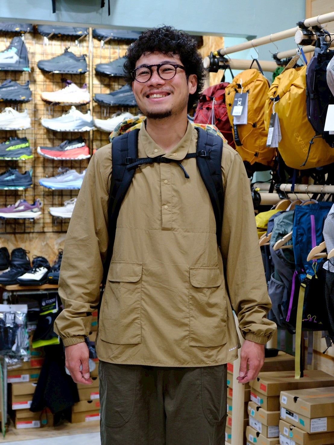 PRINTED DYNEEMA 20L CURVE FRAMELESS（防水／軽量／耐久性◎／ダイニーマフレームレスバックパック）【LiteAF】