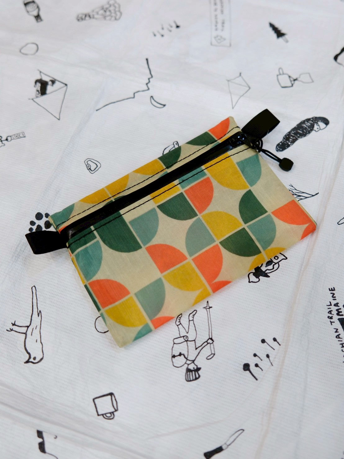 PRINTED ZIPPER POUCHES AKA HIKER WALLETS（防水／ミニポーチ）【LiteAF】