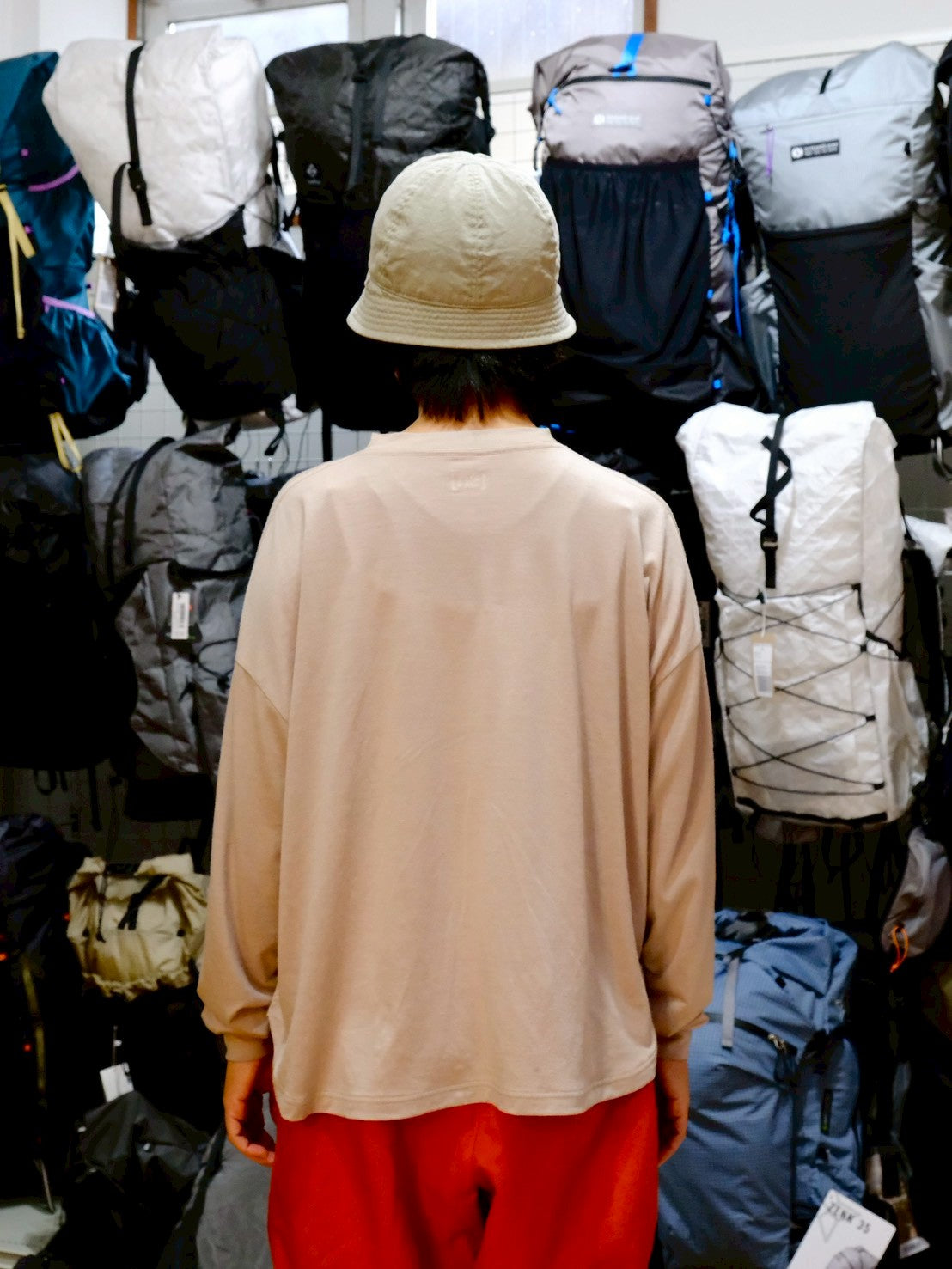 Manta Flow Shirt（マンタのようなワイドシルエットのメリノTシャツ）【SANKAKU STAND ×［sn］】