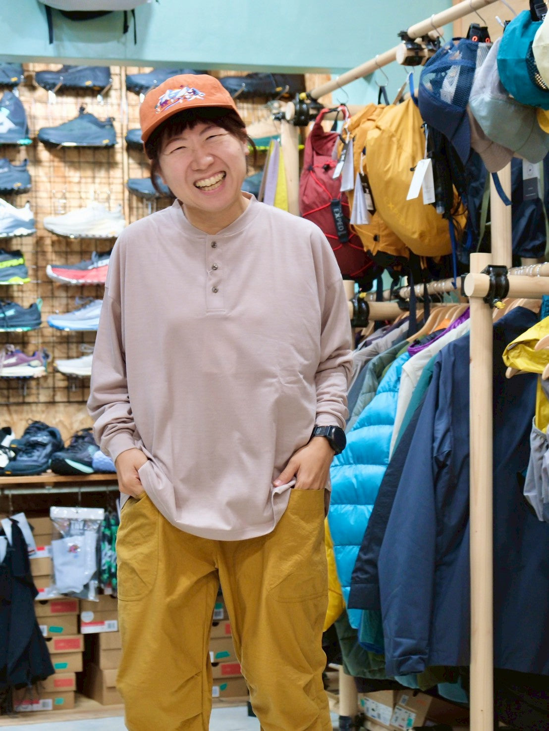 Manta Flow Shirt（マンタのようなワイドシルエットのメリノTシャツ）【SANKAKU STAND ×［sn］】