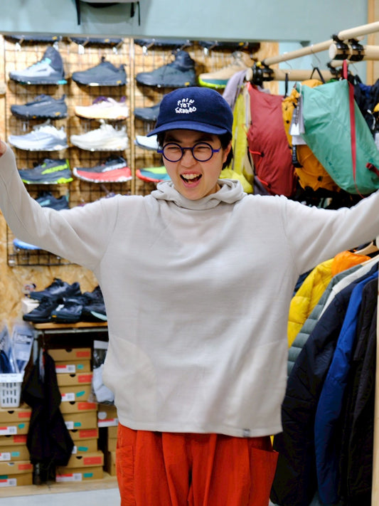 JP 190 Waffle Hoodie L/Sleeve 2(ユニセックス) 【[sn]】