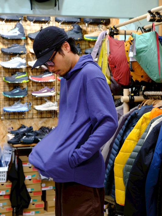 JP 190 Waffle Hoodie L/Sleeve 2(ユニセックス) 【[sn]】