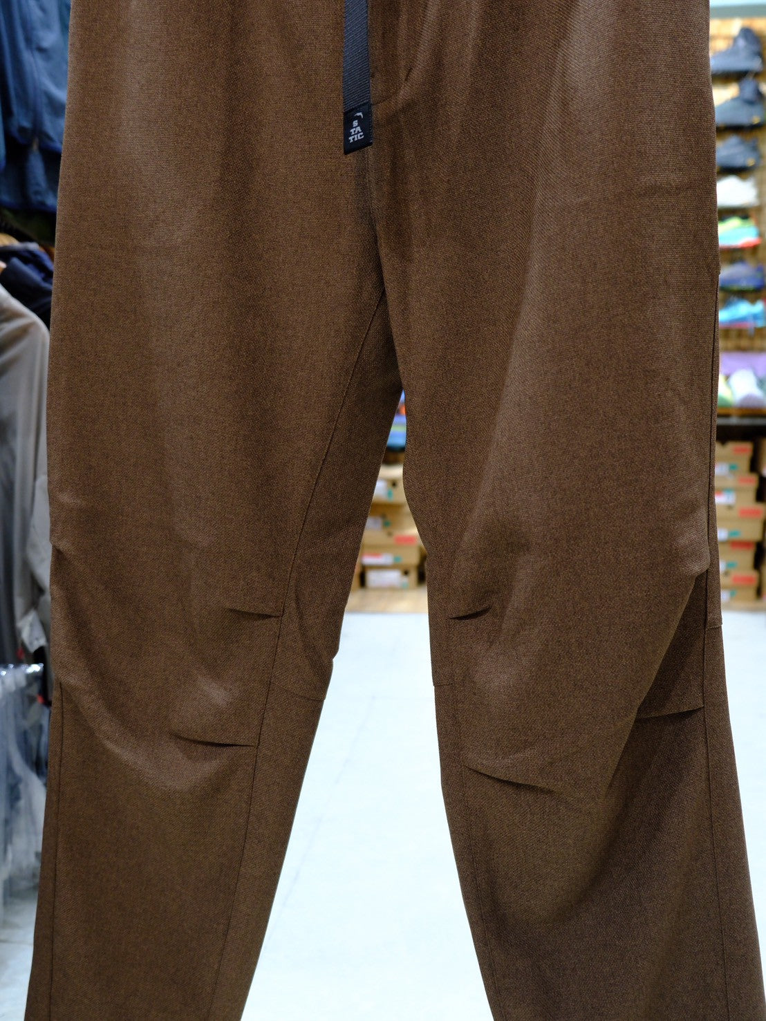 DRIFTER MELANGE PANTS（ウール調ポリエステルのパンツ）【STATIC