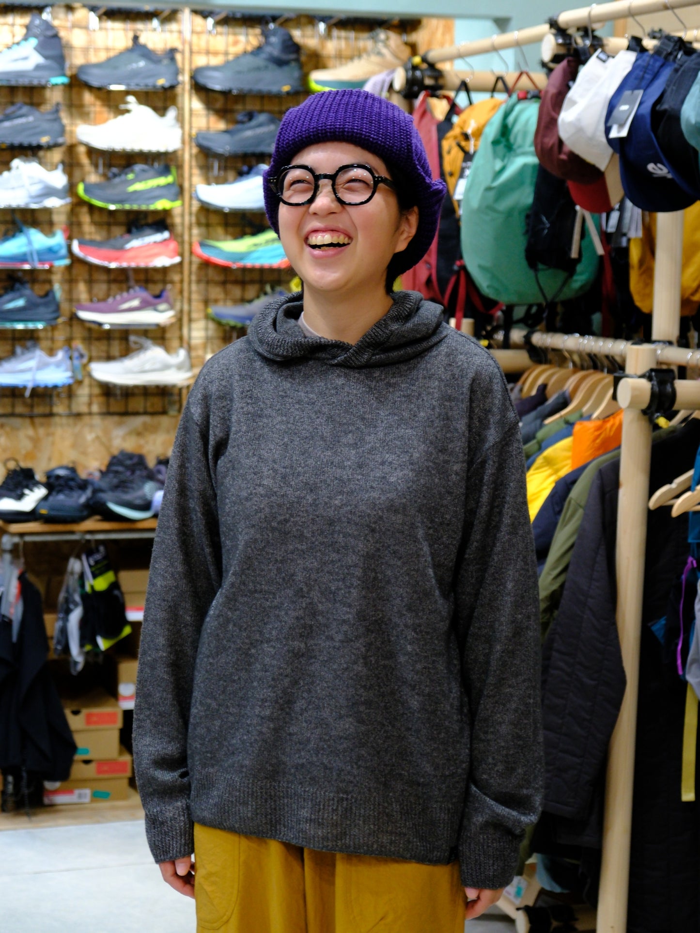 ROAR RELAX HOODY（臭わない・ウール混のオクタ・ゆったりシルエット）【STATIC】