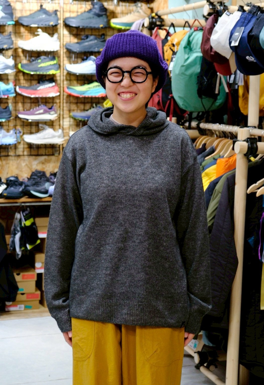 ROAR RELAX HOODY（臭わない・ウール混のオクタ・ゆったりシルエット