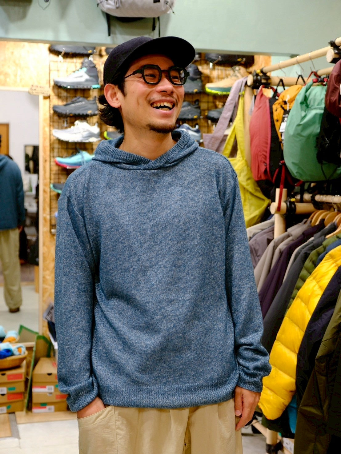 ROAR RELAX HOODY（臭わない・ウール混のオクタ・ゆったりシルエット）【STATIC】