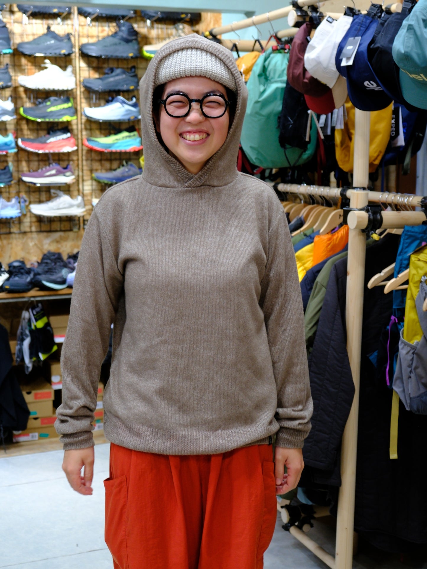 ROAR RELAX HOODY（臭わない・ウール混のオクタ・ゆったりシルエット）【STATIC】