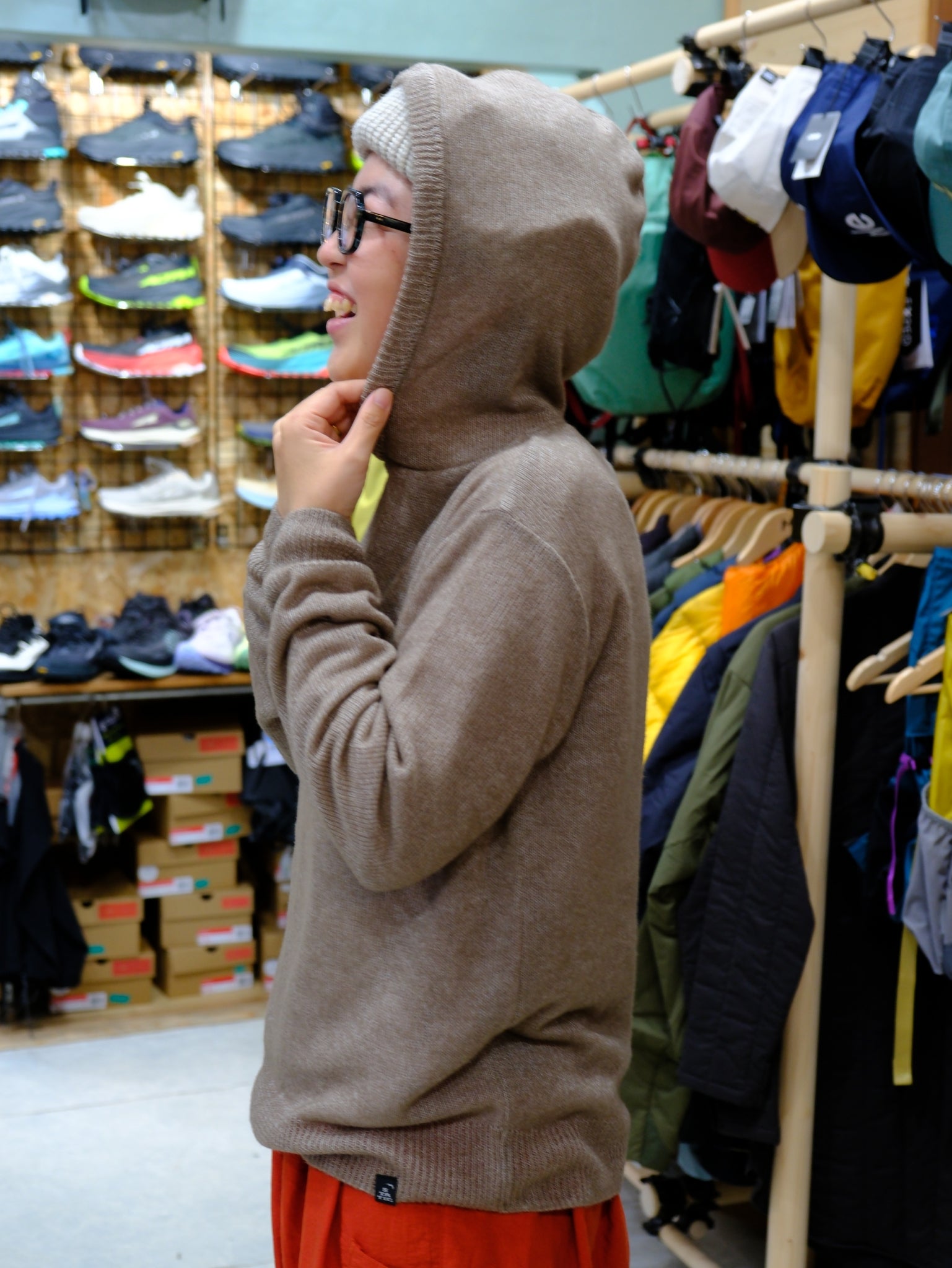 ROAR RELAX HOODY（臭わない・ウール混のオクタ・ゆったりシルエット