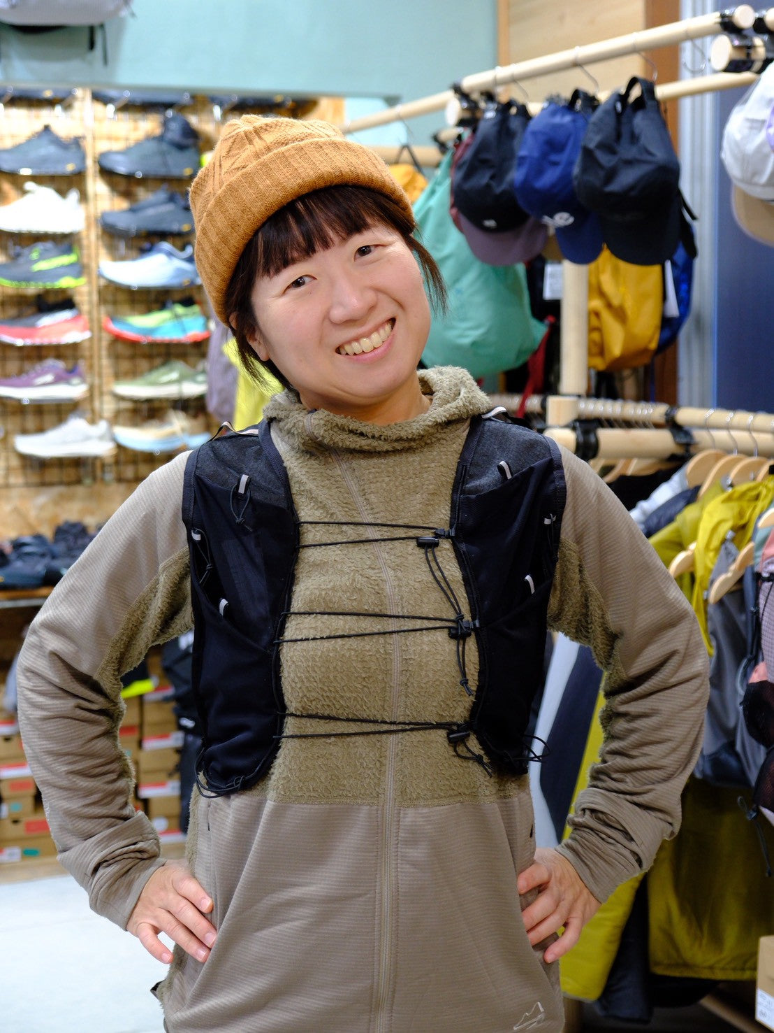 MONSOON Trail Running Hydration Vest Pack（トレラン、ファストハイクにオススメ／ベスト型バックパック）【HANCHOR 】