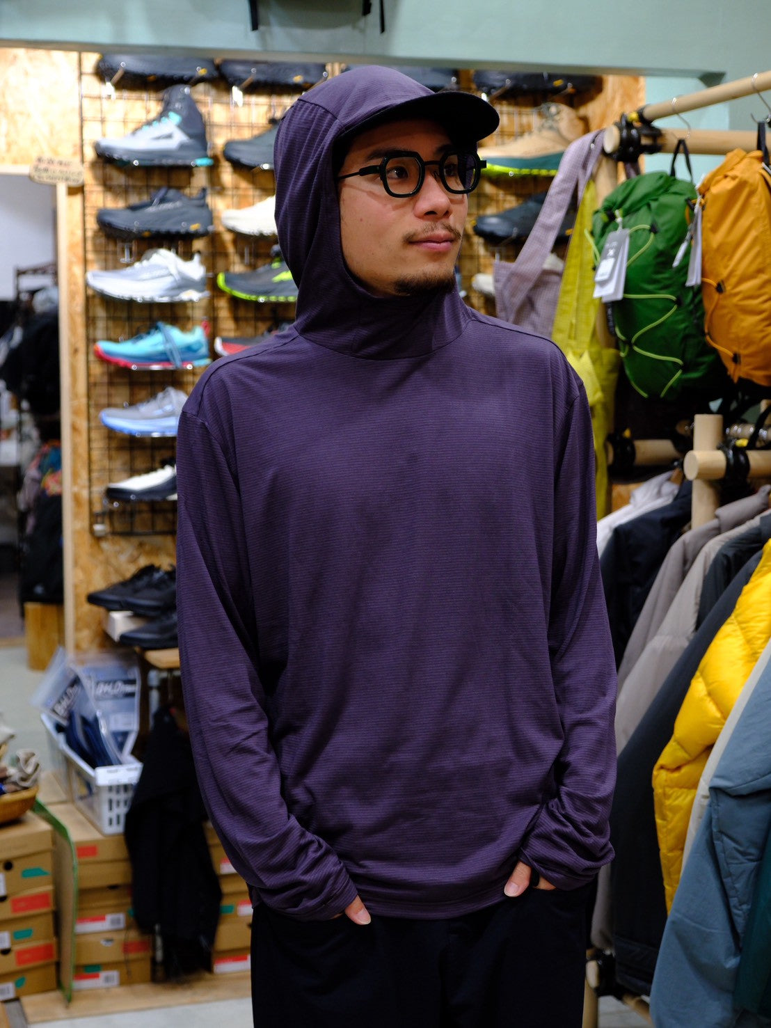 ALL ELEVATION HOODY（メリノウール×ポリエステル／フーディ）【STATIC】