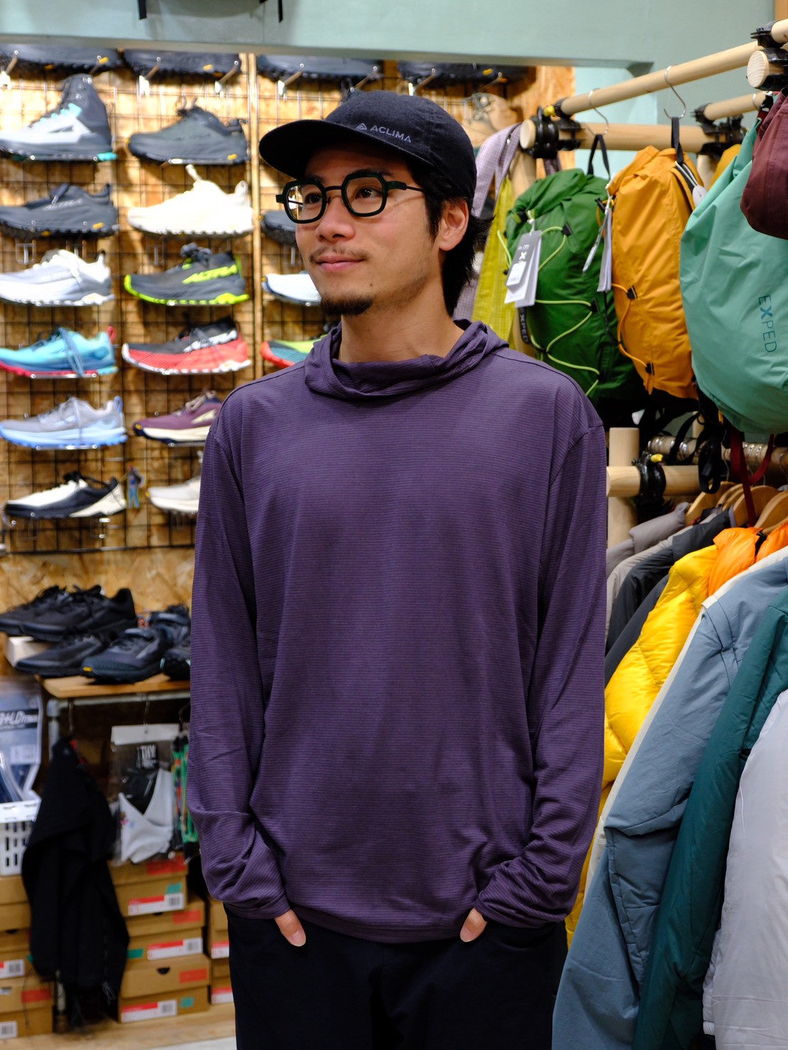 ALL ELEVATION HOODY（メリノウール×ポリエステル／フーディ）【STATIC】