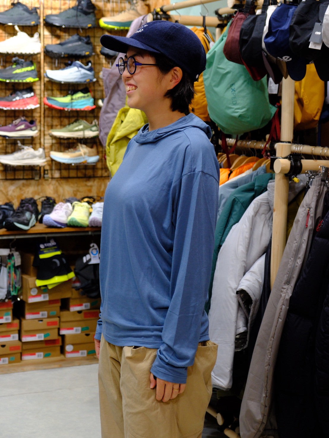 ALL ELEVATION HOODY（メリノウール×ポリエステル／フーディ）【STATIC】