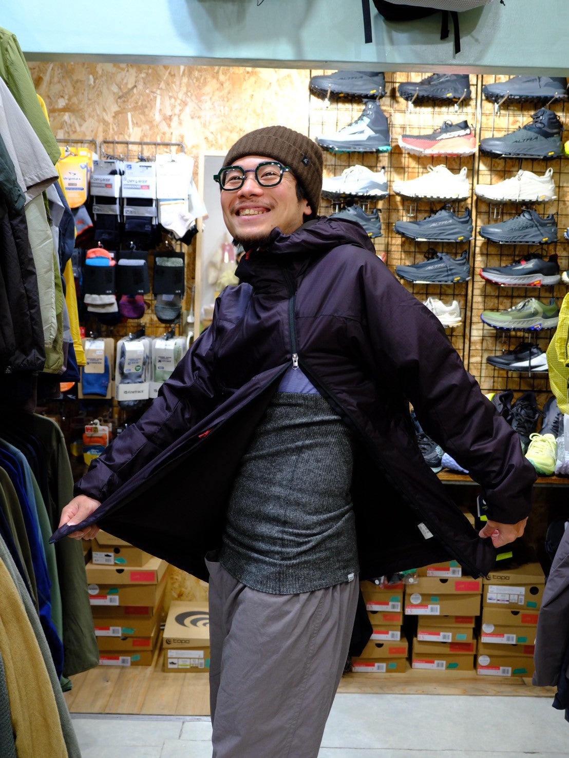 ヨヒヤミ〈2025FW〉（ウール中綿のインシュレーション）【AXESQUIN凌】